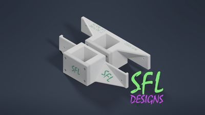 STL File - Budbox NBF-32022 Mount 2&quot; Square Tube