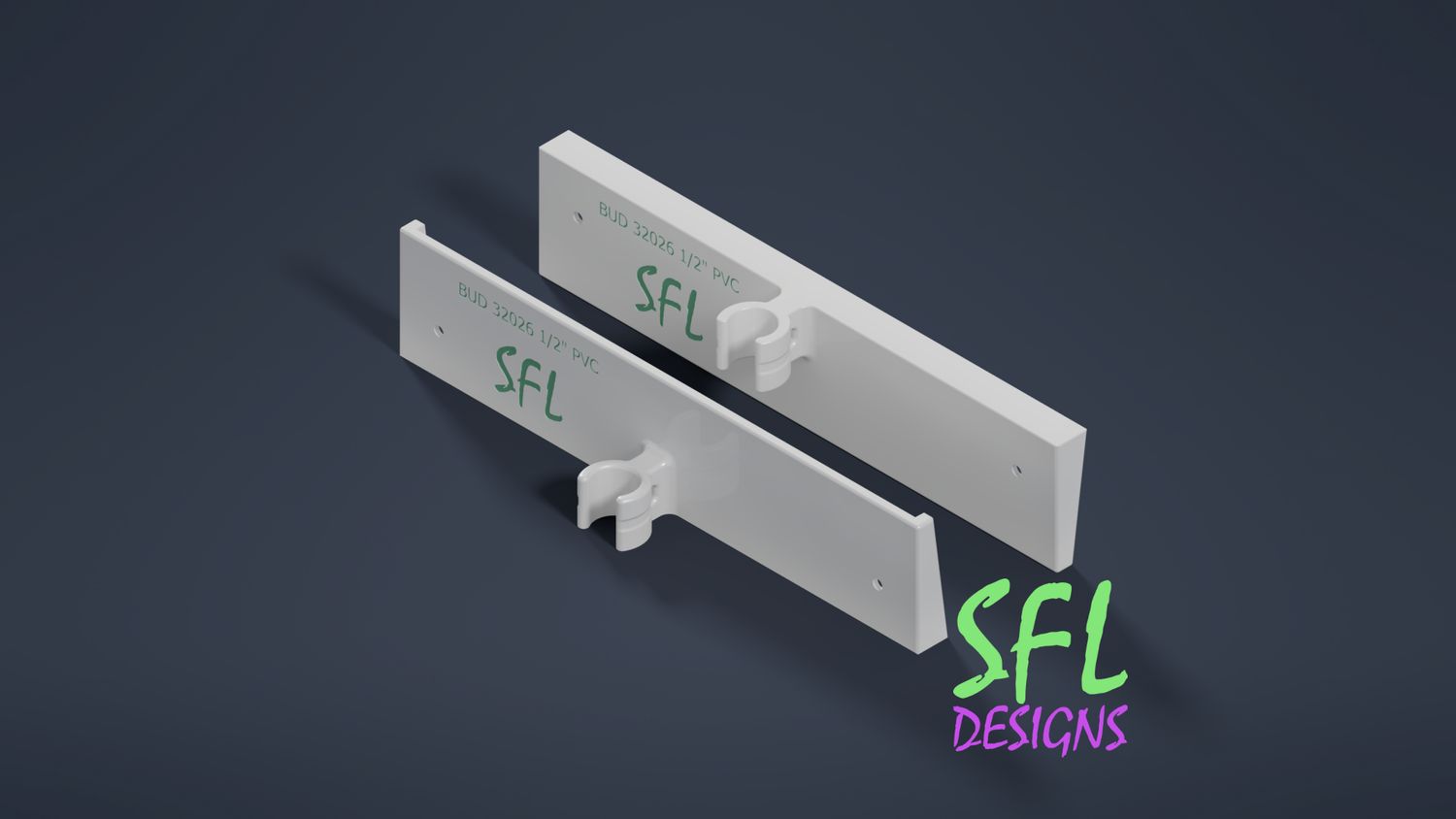 STL File - Budbox NBF-32026 Mount 1/2&quot; PVC Single Post