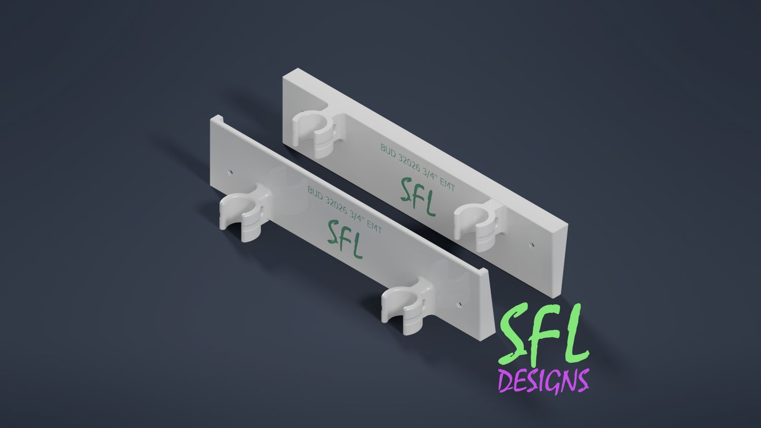 STL File - Budbox NBF-32026 Mount 3/4&quot; EMT