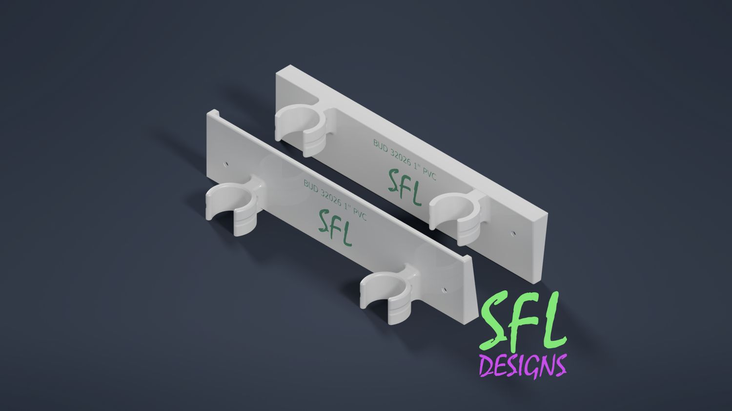 STL File - Budbox NBF-32026 Mount 1&quot; PVC