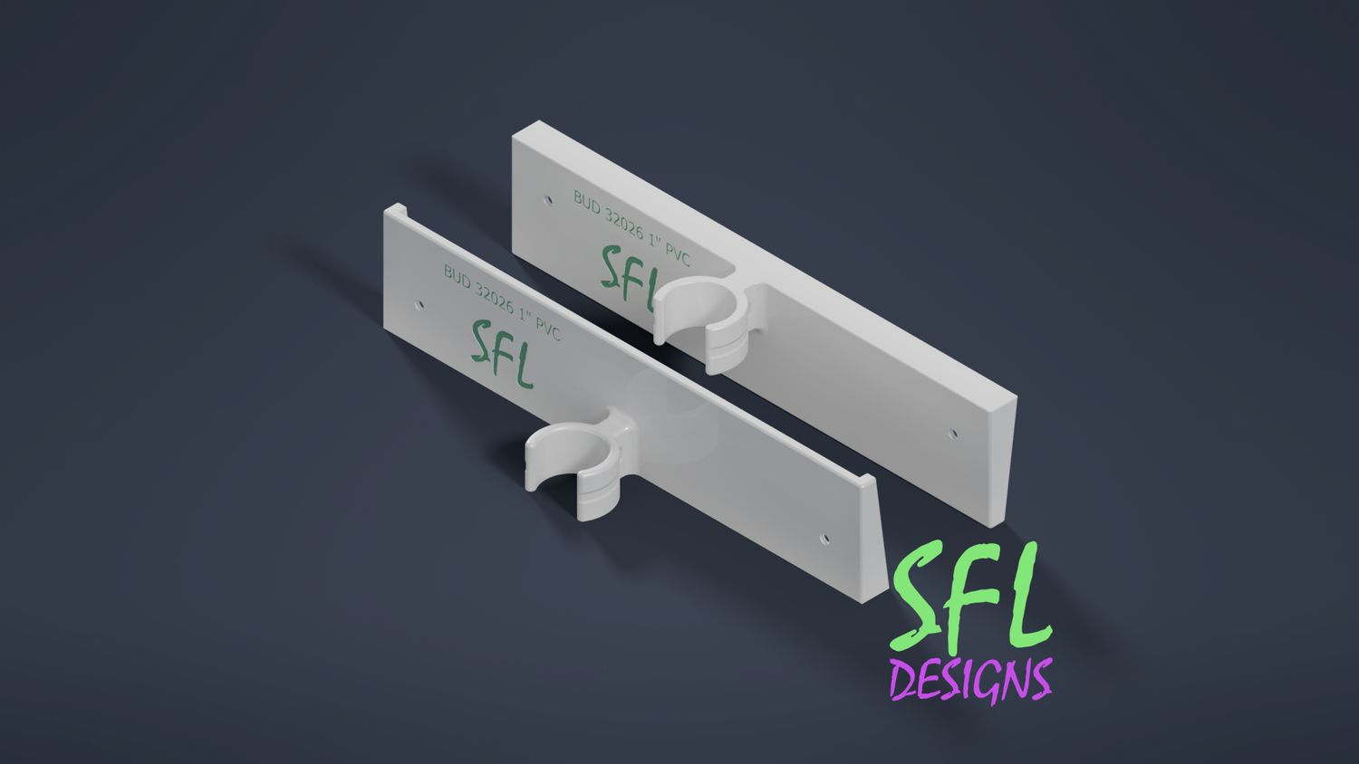 STL File - Budbox NBF-32026 Mount 1&quot; PVC Single Post