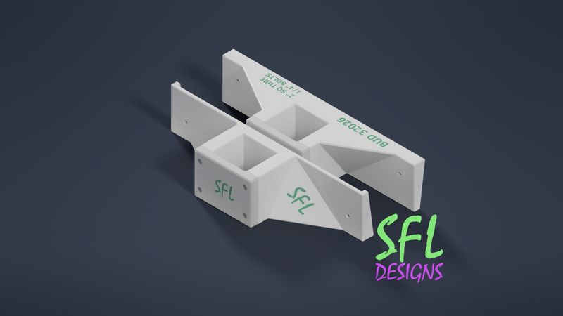 STL File - Budbox NBF-32026 Mount 2&quot; Square Tube