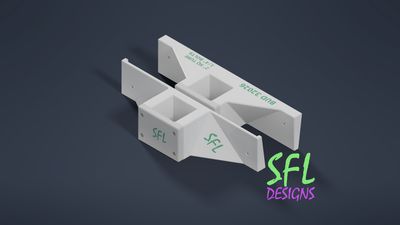 STL File - Budbox NBF-32026 Mount 2&quot; Square Tube