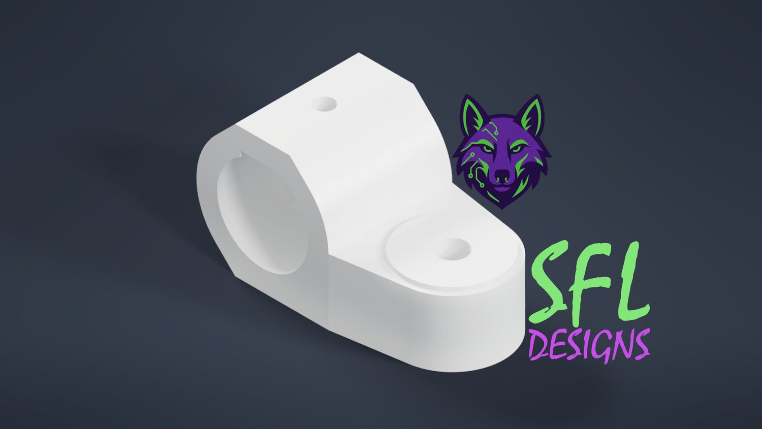 STL File - Adjustable Coyote Connector 1/2&quot; PVC Part B