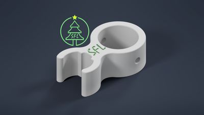 STL File - 3/4" PVC Pipe to HolidayCoro PixelPipe(tm)