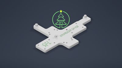 STL File - Outdoor P5 Quad Panel Colorlight 5A-75B Mount