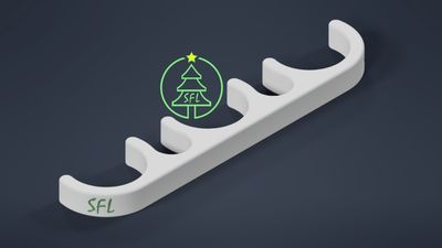 STL File - SFL Ultimate Arch Base Back Brace 1/2" PVC