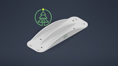 STL File - Dual Vertical Power Supply Mount