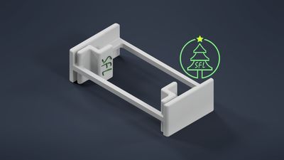 STL File - Painted Puck Track Middle Joiner