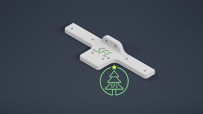 STL File - Outdoor P5 Panel Tee Bracket - Top and Bottom
