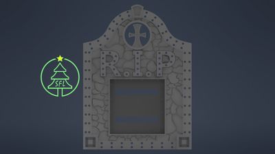 Tombstone - P5 Panel Prop