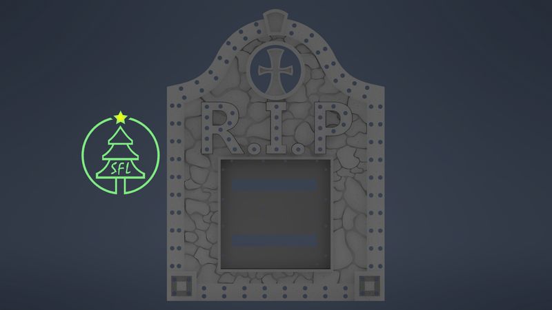 Tombstone - P5 Panel Prop