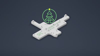 STL File - Outdoor P5 Quad Panel Colorlight 5A-75B / Raspberry Pi Mount