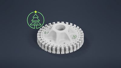 STL File - 1/2" PVC Mini Mi Seed Pixel Tree Topper