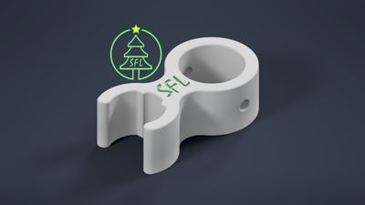STL File - 3/4" EMT Pipe to HolidayCoro PixelPipe(tm)
