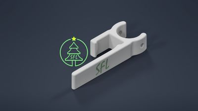 STL File - 25mm PVC Slip Fit Gutter Clip