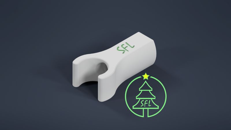 STL File - 3/4" EMT Pipe Standoff