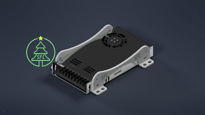 STL File - Single Generic Power Supply Mounting Bracket