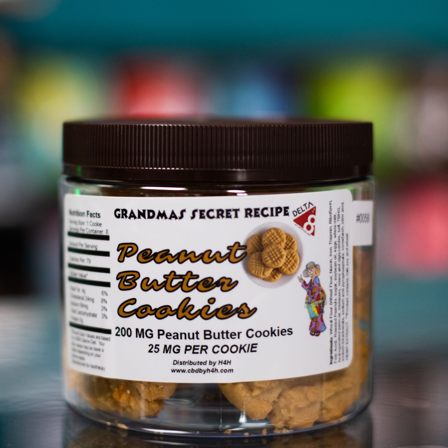 Delta 8 THC - Cookies - Peanut Butter 200mg