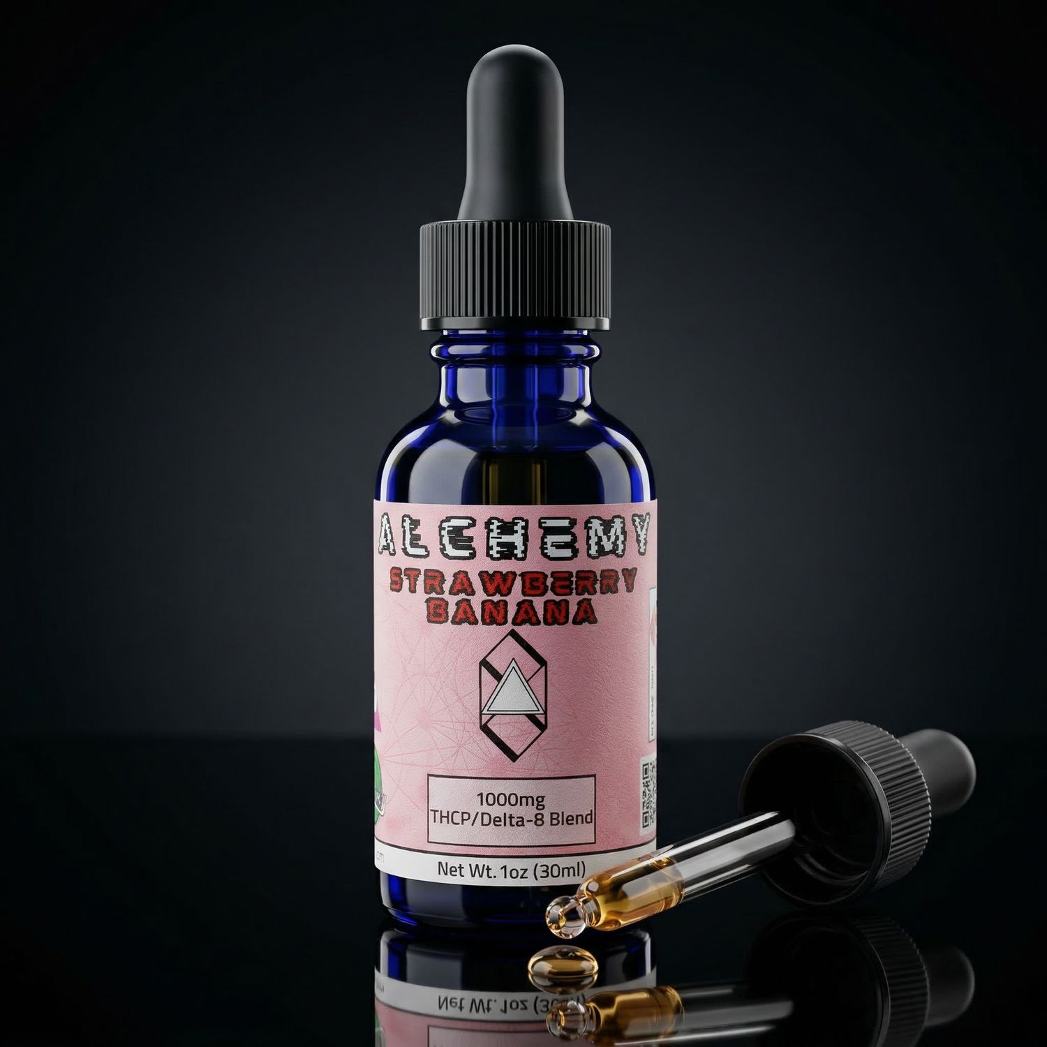 THCP - Tincture - Strawberry Banana 1000mg