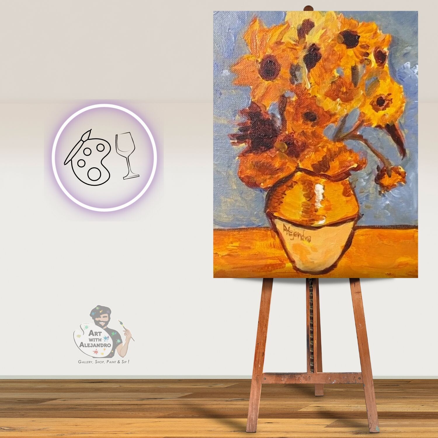 Van Gogh Sunflowers- Sat Sep 24 @ 4:00-6:00 PM