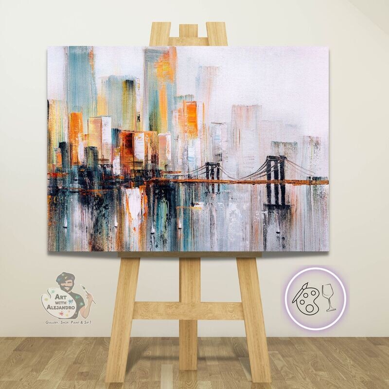 Uncork Your Creativity With Paint & Sip Classes in the 5th St Market in