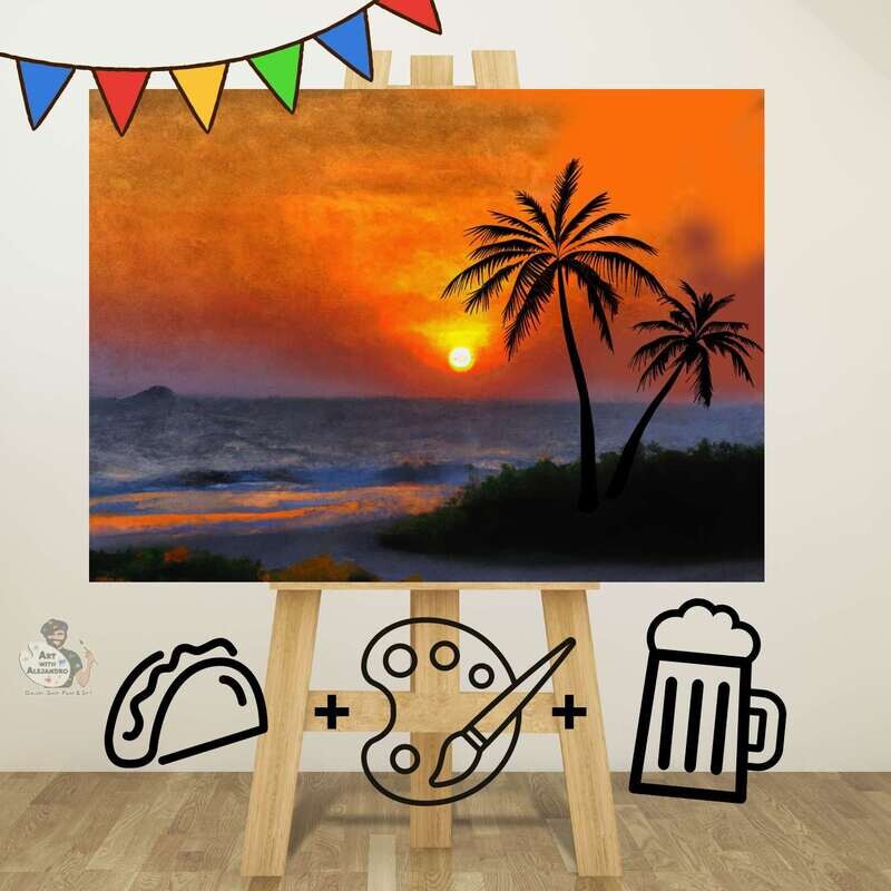 Uncork Your Creativity With Paint & Sip Classes in the 5th St Market in