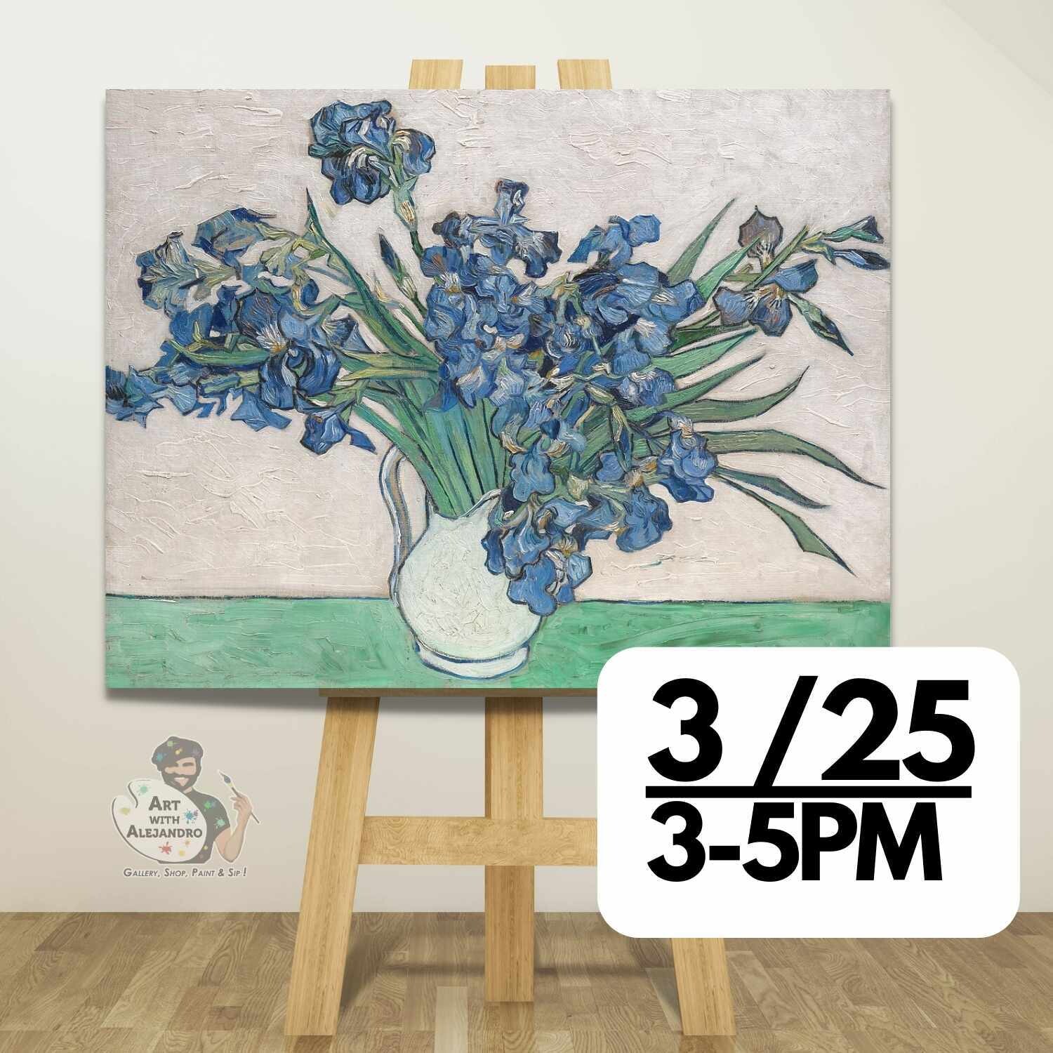 Van Gogh's Irises Sat Mar 25 @ 3:00-5:00 PM