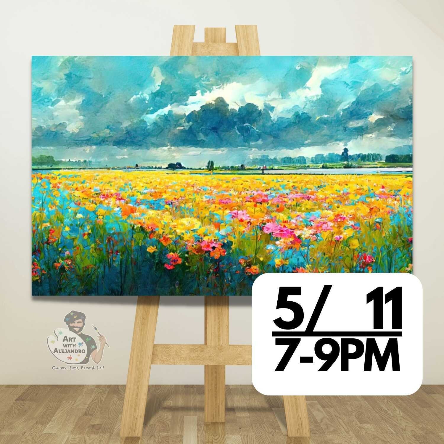 Flower Field -Thurs May 11 @ 7:00-9:00 PM