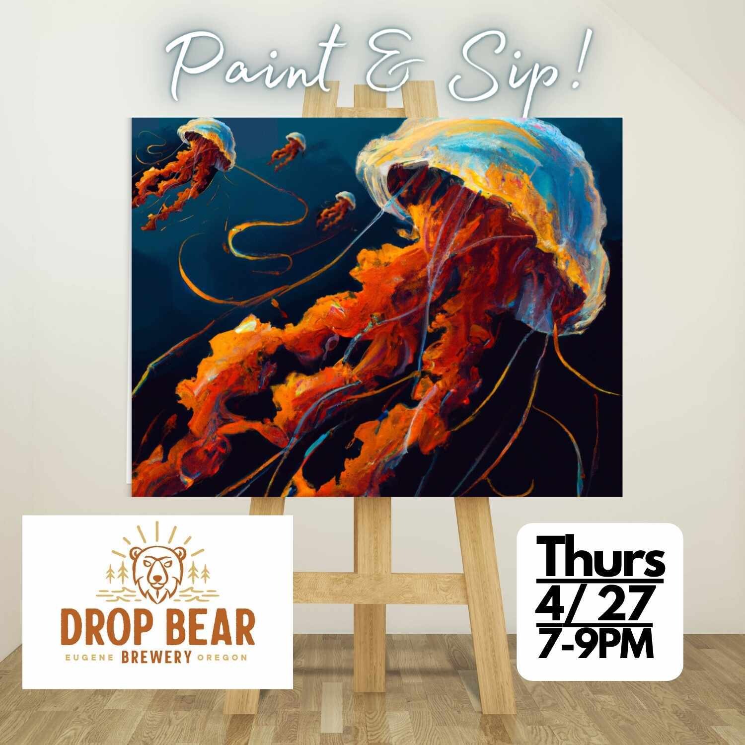 Paint and Brews at Drop Bear Brewery-Thurs Apr 27 @ 7-9pm