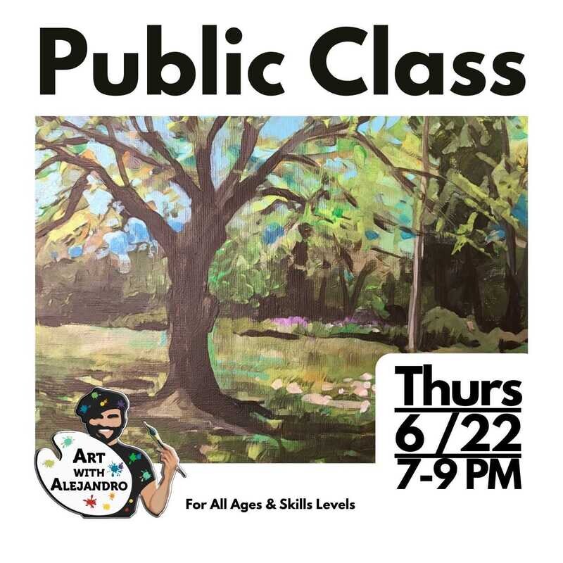 Art With Alejandro Paint & Sip Perfect for Any Celebration in Eugene, OR