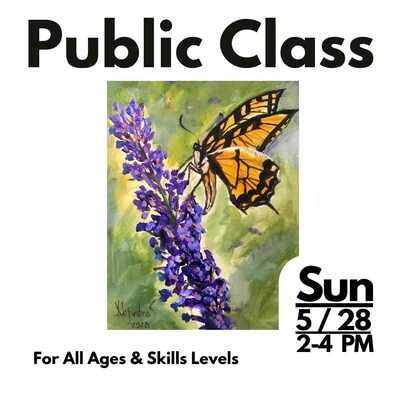 Butterfly and Lavender -Sun May 28 @ 2:00-4:00 PM
