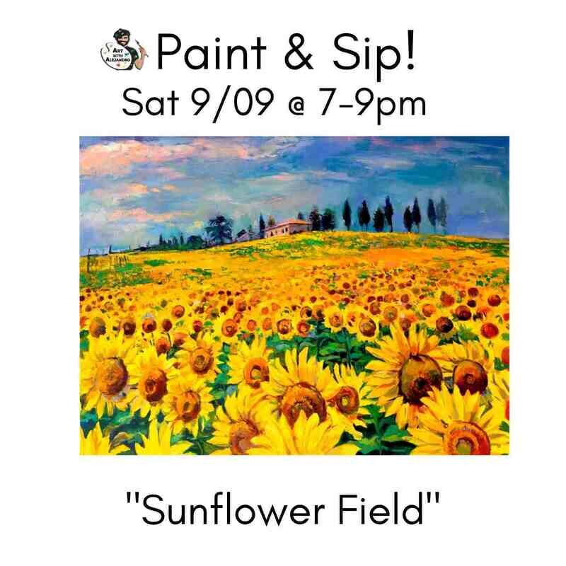 Art With Alejandro Paint & Sip Classes for All Ages in Eugene, OR