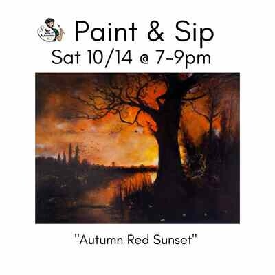 “Autumn Red Sunset “ Sat Oct 14 @ 7:00- 9:00 PM