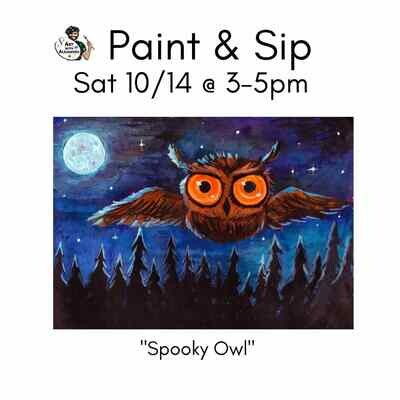“ Spooky Owl” Sat Oct 14 @ 3:00- 5:00 PM