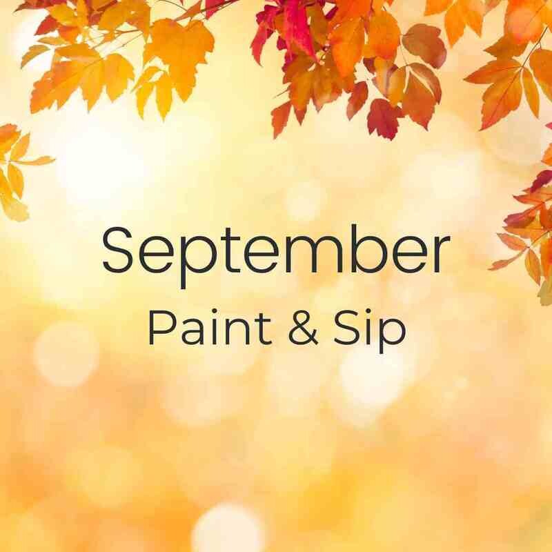 September Paint & Sip Events at Art With Alejandro in Eugene OR