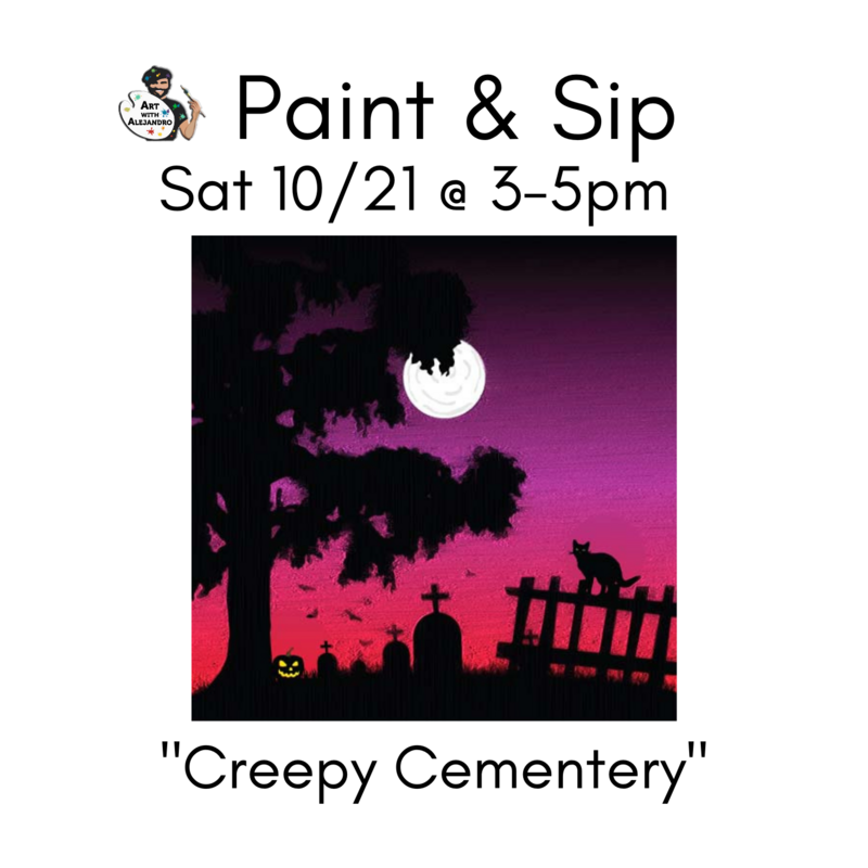 “ Creepy Cemetery” Sat Oct 21 @ 3:00-5:00 PM
