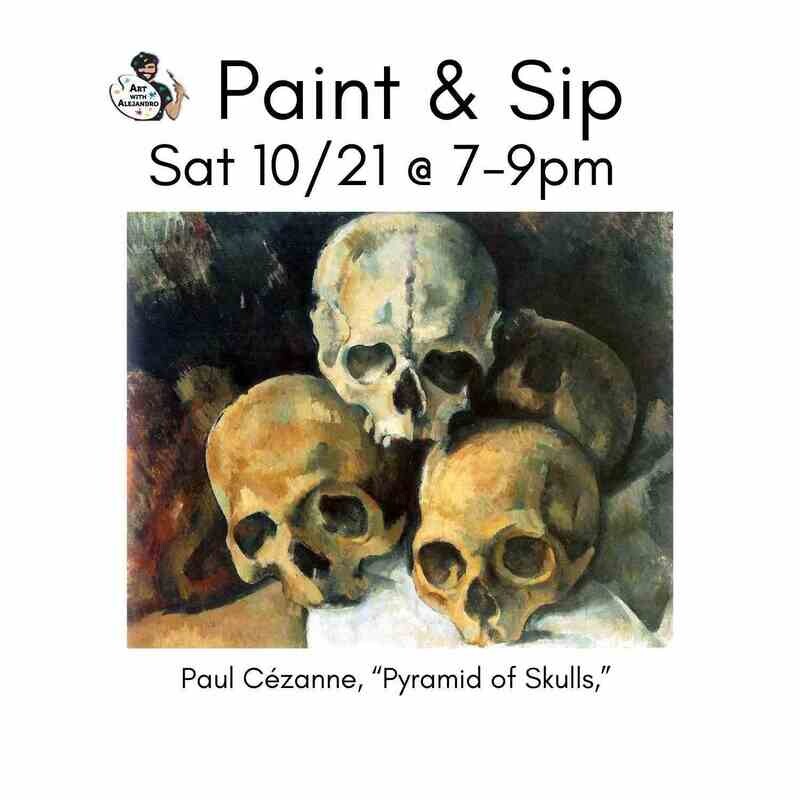 Paul Cézanne “Pyramid of Skulls” Sat Oct 21 @ 7:00- 9:00 PM