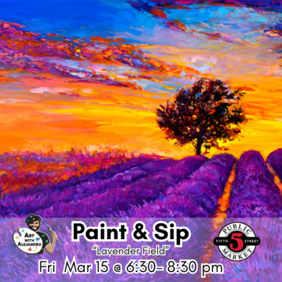 “Lavender Field” Fri Mar 15 @ 6:30-8:30pm