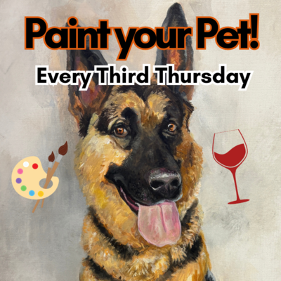 Paint-Your-Pet Night- 6:30-9ish- Every Third Thursday