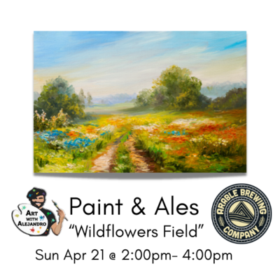 Paint & Ales at Arable Brewing- Sun Apr 21 2:00-4:00pm