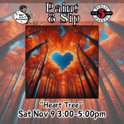 “Heart Tree” Sat Nov 9 3:00-5:00pm