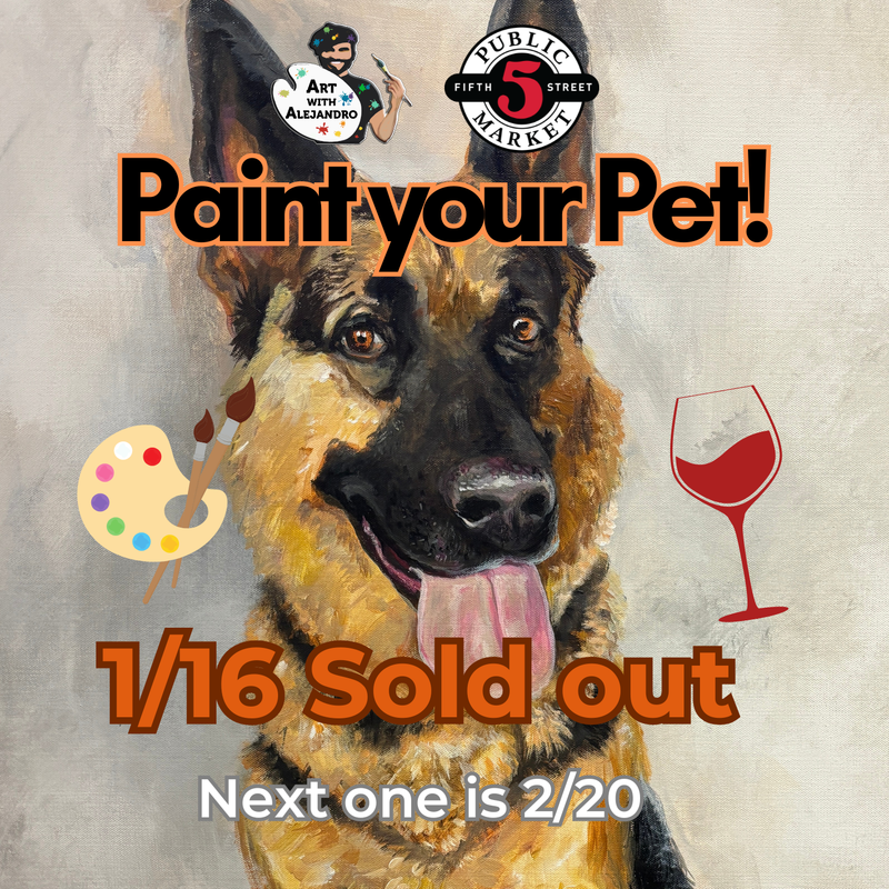 Paint-Your-Pet Night- 6:30-9ish- Every Third Thursday