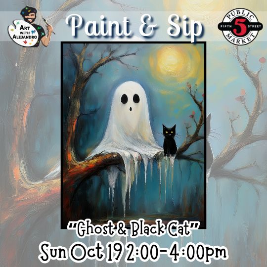“Ghost &amp; Black Cat” Sun Oct 19 2:00-4:00pm