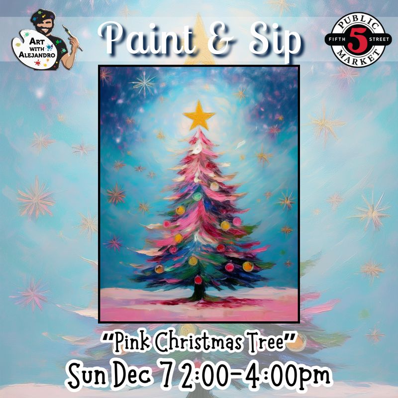 “Pink Christmas Tree” Sun Dec 7 2:00-4:00pm