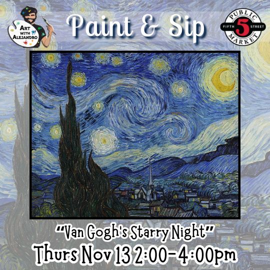 “Starry Night” Thurs Nov 13 2:00-4:00pm