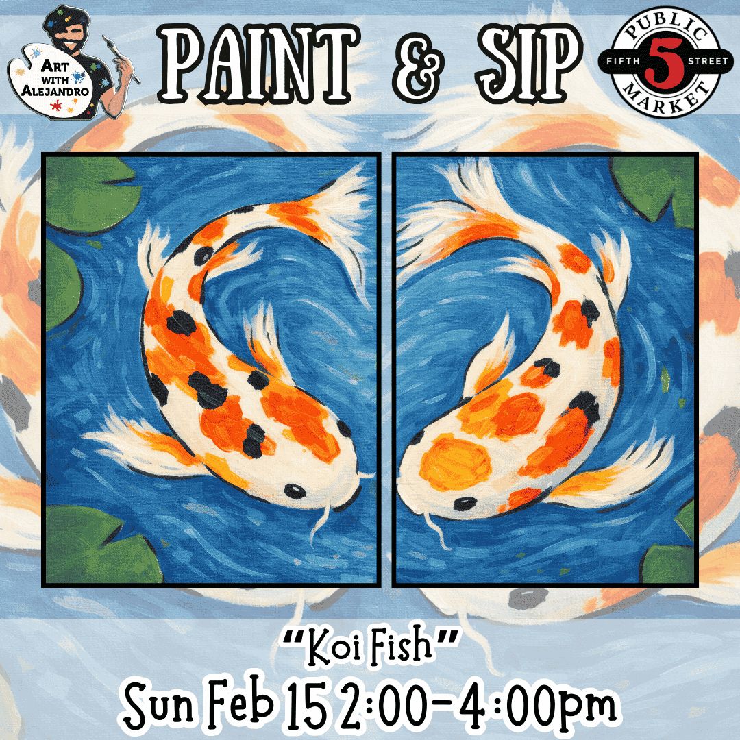 “Koi Fish” Sun Feb 15 2:00-4:00pm