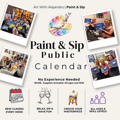 Paint and Sip Public Calendar