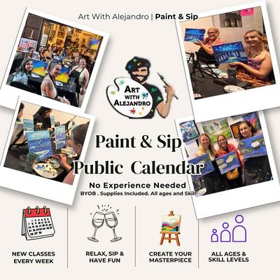 Paint and Sip Public Calendar