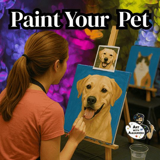 Paint-Your-Pet Night- 6:30-9ish- Every Third Thursday